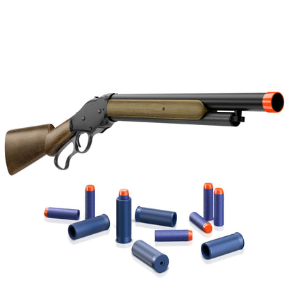 Shell Ejecting Toy Gun Soft Bullets Toy Shotgun Gun Lever-Action Design Fun for Ages 14+